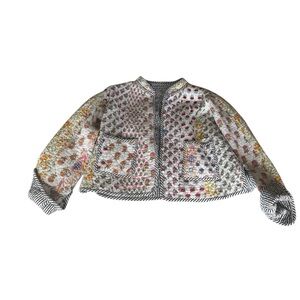 Quilted Multi-Color Floral Jacket